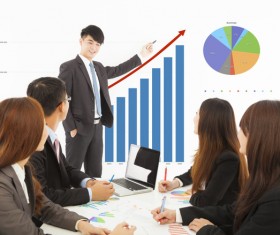 Commercial Market Share Conference Stock Photo 05