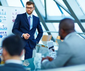 Commercial Market Share Conference Stock Photo 10