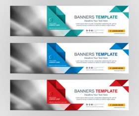 Company banners template creative vectors 02