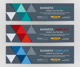Company banners template creative vectors 07