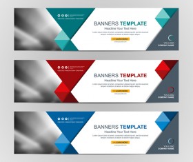 Company banners template creative vectors 08