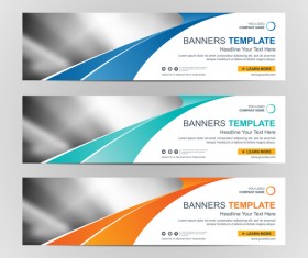 Company banners template creative vectors 09