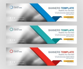 Company banners template creative vectors 10
