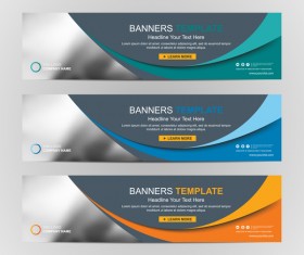 Company banners template creative vectors 11