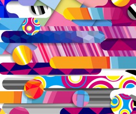 Complicated fashion background design vector