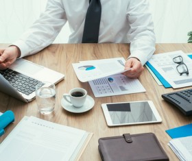 Corporate business desktop Stock Photo 02