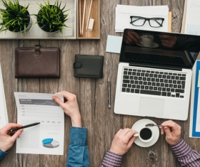 Corporate business desktop Stock Photo 07