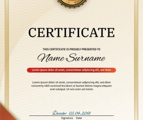 Vector template certificates design graphics 05 - Vector Cover free ...