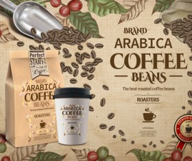 Creative coffee poster template vectors 03