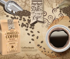 Creative coffee poster template vectors 04