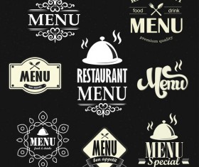 Creative menu vector material