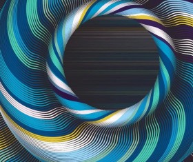 Cricles abstract wave background vector