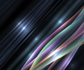 Dark wavy abstract background vector