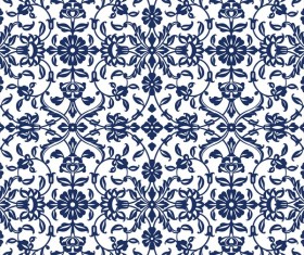 Decor ornate pattern seamless vectors 03