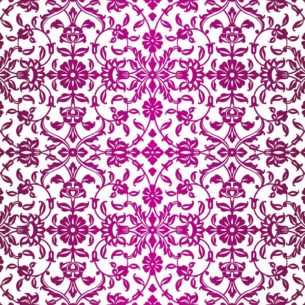 Decor ornate pattern seamless vectors 05
