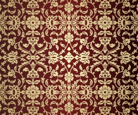 Decor ornate pattern seamless vectors 06