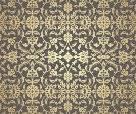 Decor ornate pattern seamless vectors 11