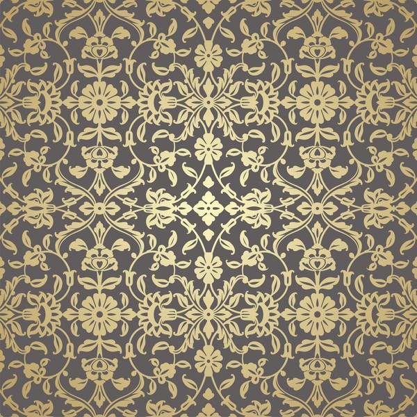Decor ornate pattern seamless vectors 11