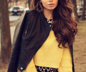 Demure dignified beautiful girl Stock Photo