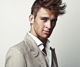 Different styles of handsome men Stock Photo 04