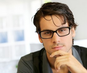 Different styles of handsome men Stock Photo 07