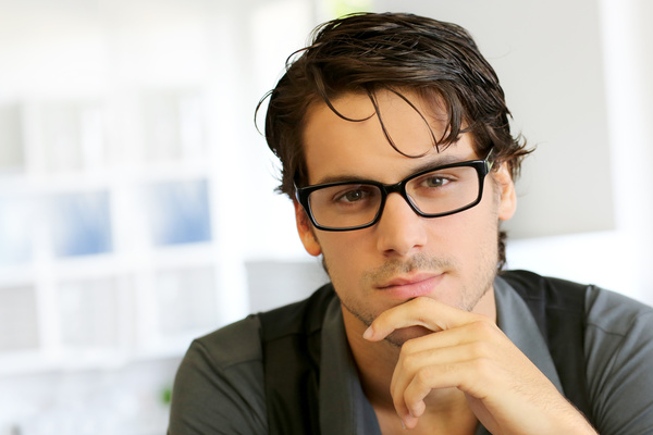 Different styles of handsome men Stock Photo 07
