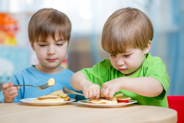 Dine children Stock Photo 01