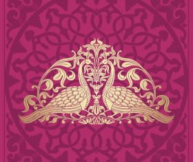 Ethnic pattern seamless vectors material 02