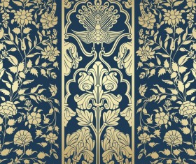 Ethnic styles decorative pattern seamless vectors 01