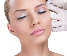 Eye Beauty Botox Injection Stock Photo 02