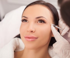 Eye Beauty Botox Injection Stock Photo 04