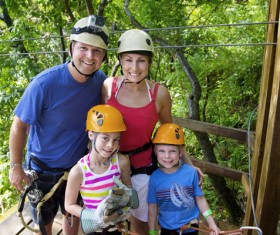 Family Vacation Group photo Stock Photo