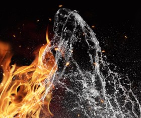 Fire and Water Stock Photo 05