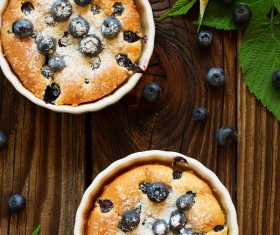 French dessert cherry clafoutis Stock Photo 06