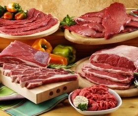 Fresh raw meat Stock Photo 02