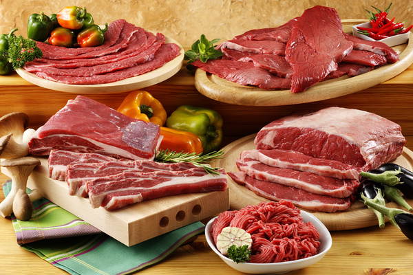 Fresh raw meat Stock Photo 02