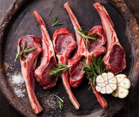 Fresh raw meat Stock Photo 03