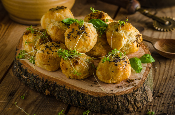 Fried cheese balls Stock Photo 05