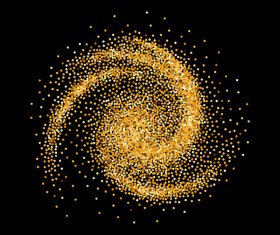 Gliter light dot vector background