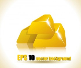 Gold bar vector background