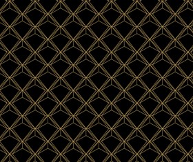 Golden lines seamless pattern vector 01