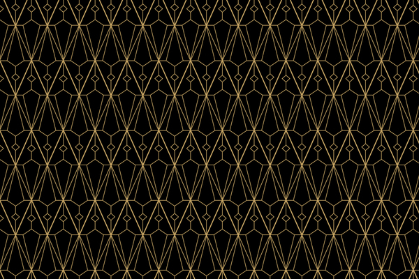 Golden lines seamless pattern vector 02