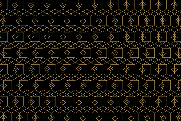 Golden lines seamless pattern vector 04