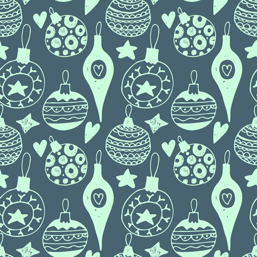 Hand drawn doodle seamless pattern vector