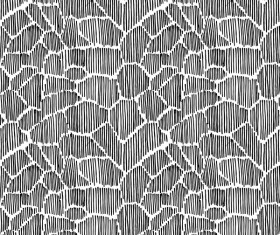Hand drawn lines pattern seamless black with white vectors 07