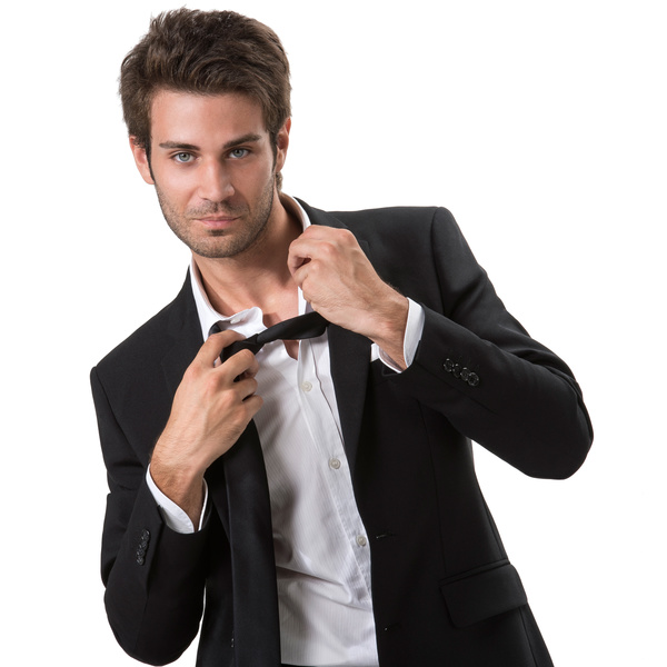 Handsome male in suit Stock Photo 04