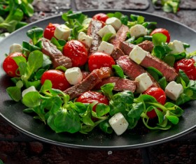 Healthy mix of vegetables salads Stock Photo 03