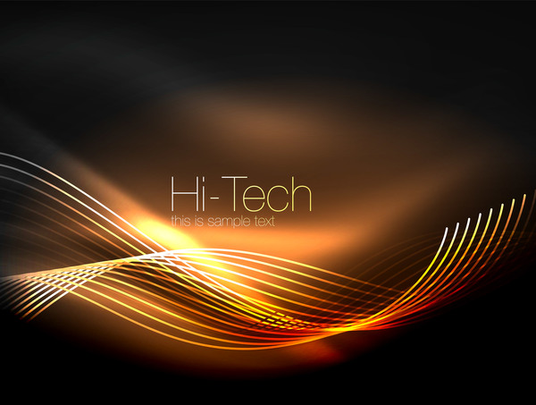 Hi-tech background vector template 01