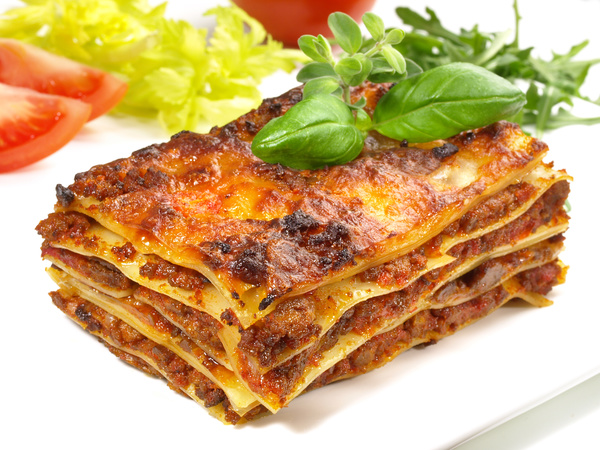Home-made Lasagna Stock Photo 01