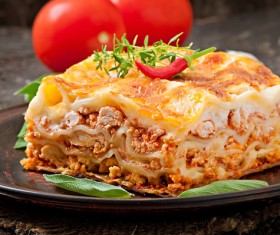Home-made Lasagna Stock Photo 04